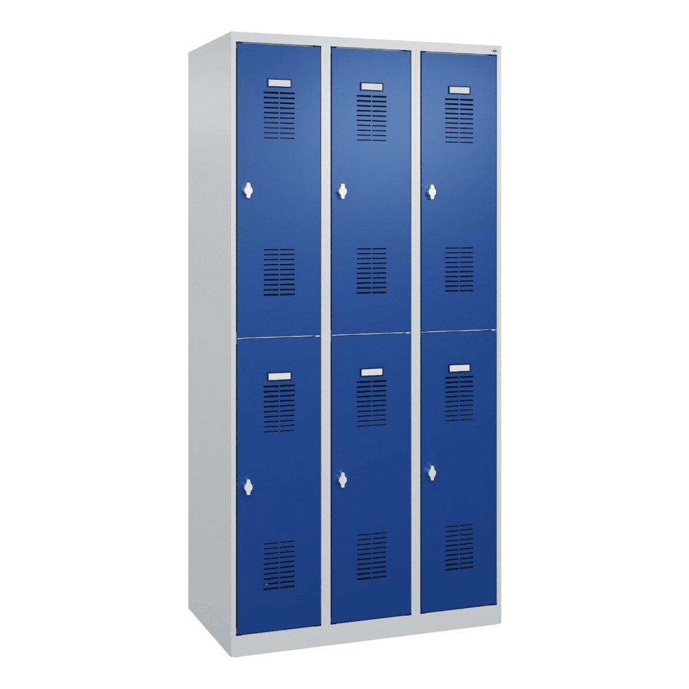 C+P Vestiaire Basis Plus à deux étages, h x l x p 1850 x 900 x 500 mm, en diverses versions