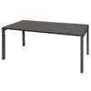 Schaffner Table de jardin en fibre de verre Lucerne, structure en acier galvanisé, disponible en 3 tailles