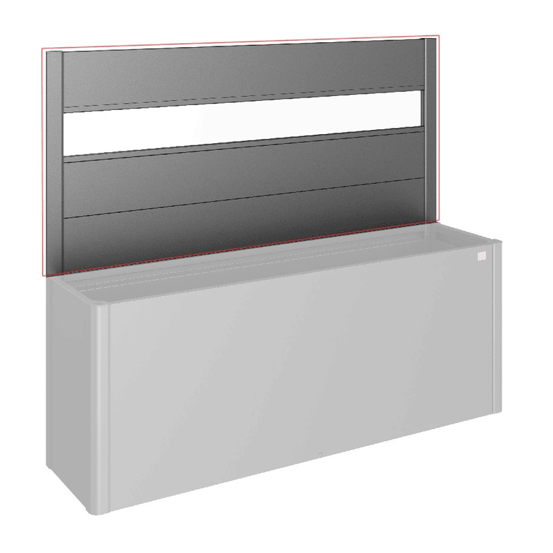 Biohort Sichtschutz mit Acrylglas zu HochBeet Gr. 4 x 1, in 3 Farben