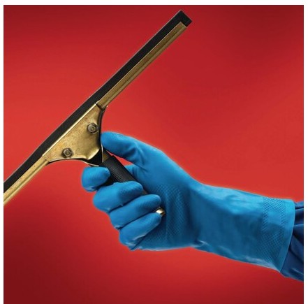 Gants de protection contre les produits chimiques Ansell AlphaTec® 87-195, latex naturel, bleu