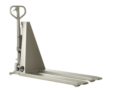 Scherenhubwagen aus rostfreiem Stahl, Gabellänge 1200 mm, Manuell