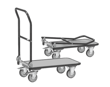 Klappbarer Transportwagen | Tragkraft 250 kg | verschiedene Plattformgrössen