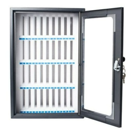 Handy-Aufbewahrungsschrank für 36 Mobiltelefone, abschliessbar, anthrazit