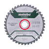 Metabo Lame de scie circulaire "Precision Cut Wood - Classic" 216 x 30 mm, Z40, WZ, 5° négatif