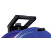 Steffen Kunststoff-Kabelrolle PROFESSIONAL, 2xCEE16/5 + 3xT25 Bauflex, 5G2.5 mm², 16 A, Thermoschutz, IP44, blau