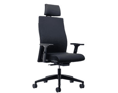 Chaise de bureau Interstuhl 179RS avec dossier haut et appui-tête, L x P x H 640 x 640 x 1340 mm