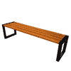Parkbank-Stuttgart ohne Lehne, 1800 x 440 x 450 mm