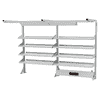 Bedrunka+Hirth Multi-Wand-Aufbau mit Fachboden, 2000 x 1250 mm, zwei Ausführungen