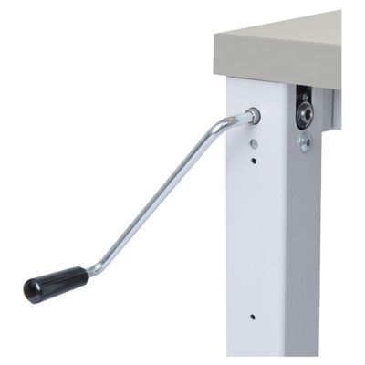 Bedrunka+Hirth ESD-Tisch workergo 4-Fuss mit Multi-Wand-Aufbau, BxTxH 1500 x 750 x 700-1045 mm