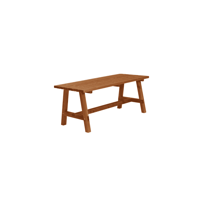 Country table de jardin, trois couleurs, 1770 x 750 x 720 mm