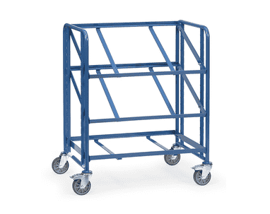Fetra Chariot pour bacs européens, l x h 666 x 1101 mm, en 2 tailles