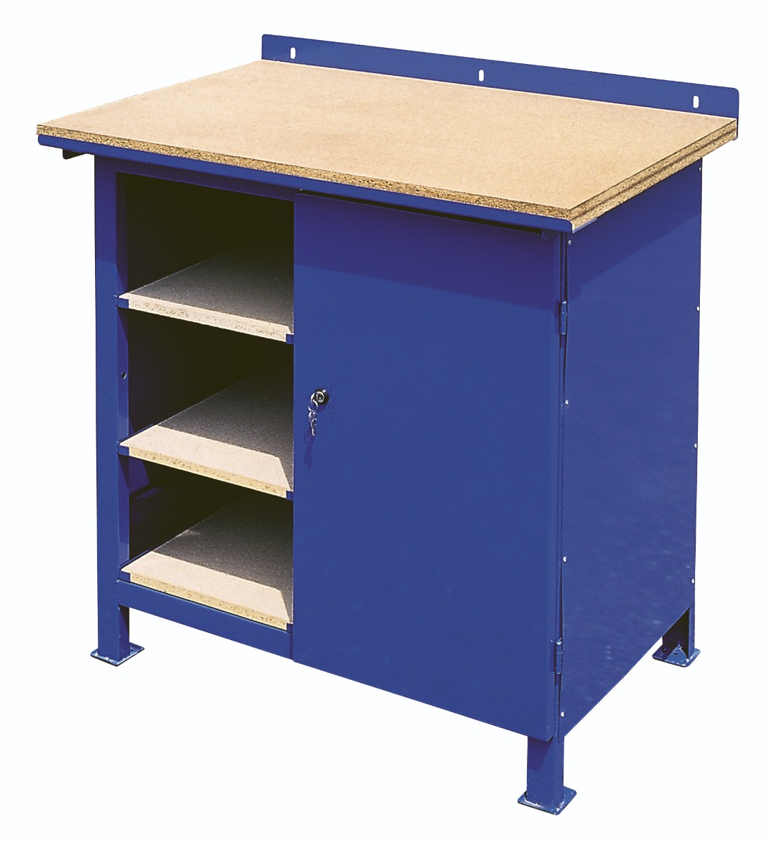 Tables de travail avec plan de travail en bois de différents modèles