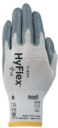 Gants de protection mécanique Ansell HyFlex 11-800, EN388 3131