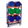 Schulte Rayonnage pour fûts écologiques HxP 2500 x 800 mm, sans caillebotis