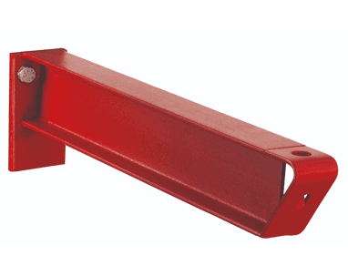 Schulte Kragarm mit Vorrichtung für Steckstift, RAL 3000