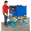 Table élévatrice plate A8.U avec plate-forme à profil en U, utilisable sans fosse, charge maximale 1000 kg