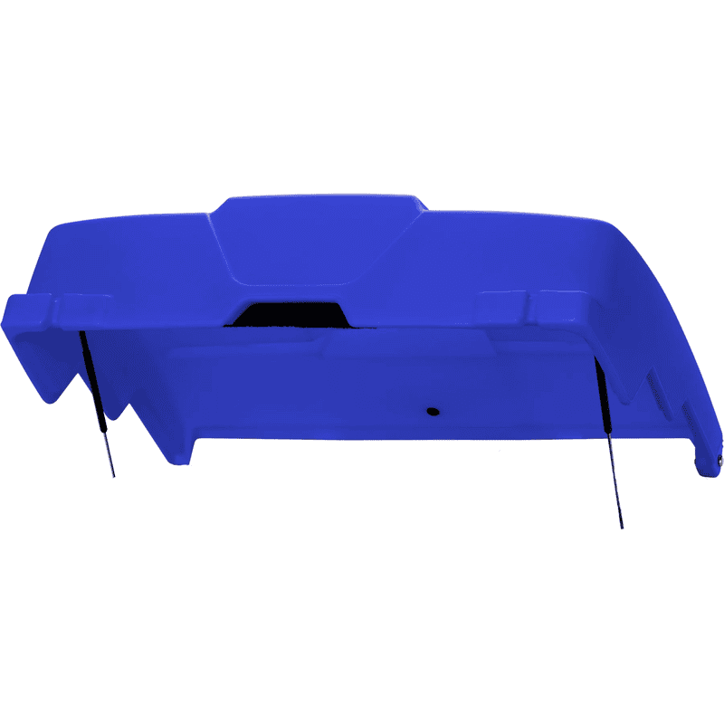 Couvercle rabattable bleu, avec ressorts à gaz - Accessoire pour Station Service CUBE pour AdBlue® 5000 l
