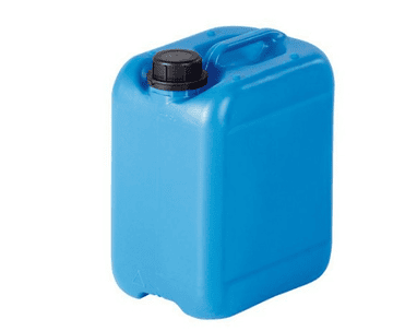 Bidon en plastique en PEHD, 5 litres, bleu