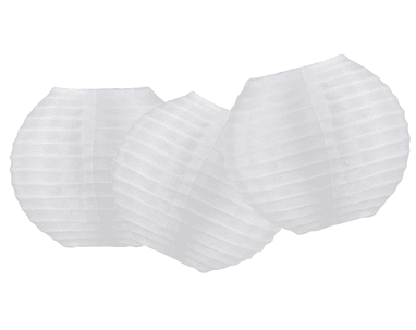 Steffen GardenLine LED Lampion-Lichterkette warmweiss, 5.5 m, 10 x 0.06 W, 2700K, IP55