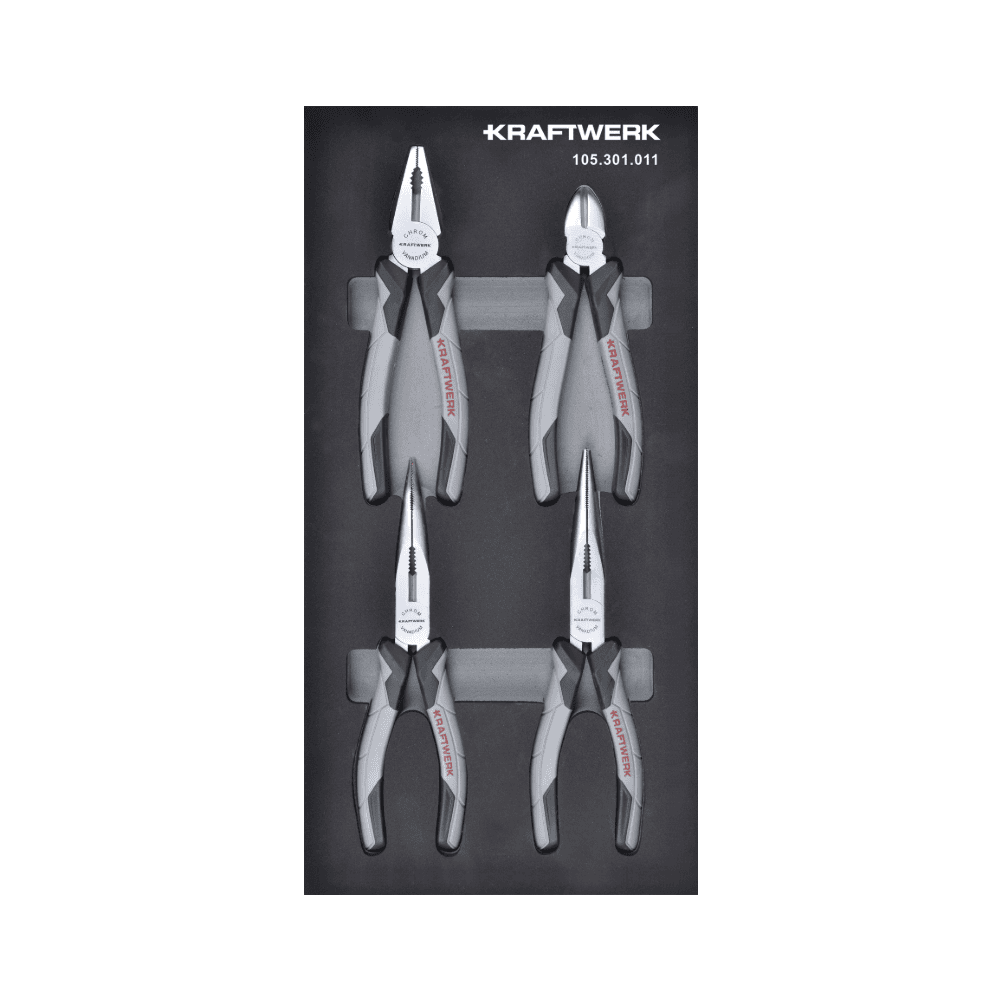 KRAFTWERK BASIC LINE EVA Zangen-Einlage, 200 x 400 mm, 4-teilig