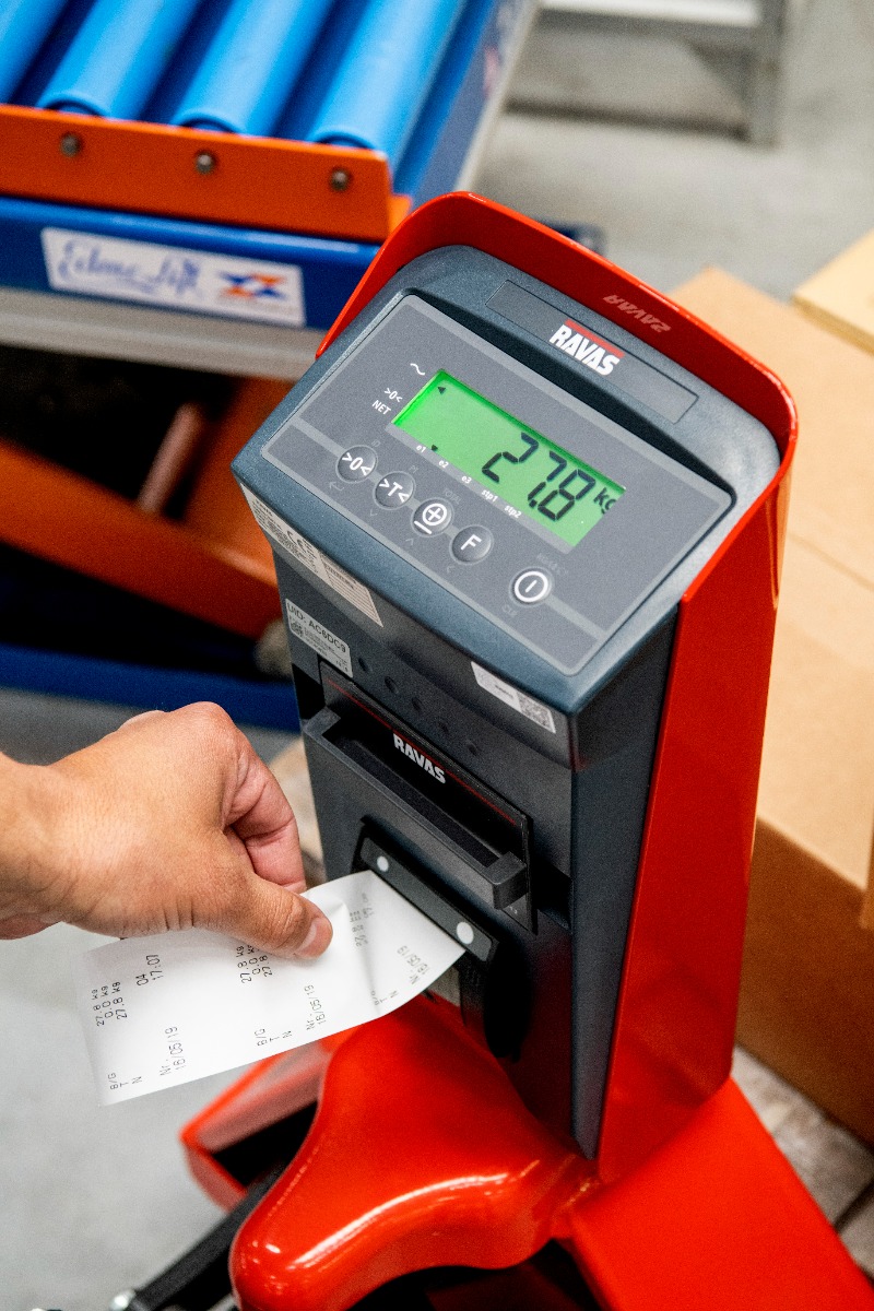 RAVAS Thermodrucker 12V - Zubehör zu Handhubwagen mit Waage 3200 und 5200