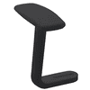 Accoudoirs Prosedia, lot de 2, non réglables, noir, L x l x H 240 x 170 x 290 mm
