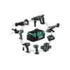 Metabo Combo Set "Bauhandwerk 6.1", 18 V Akku-Maschinen im Set mit 4x Li-Power Akkus 4.0 Ah