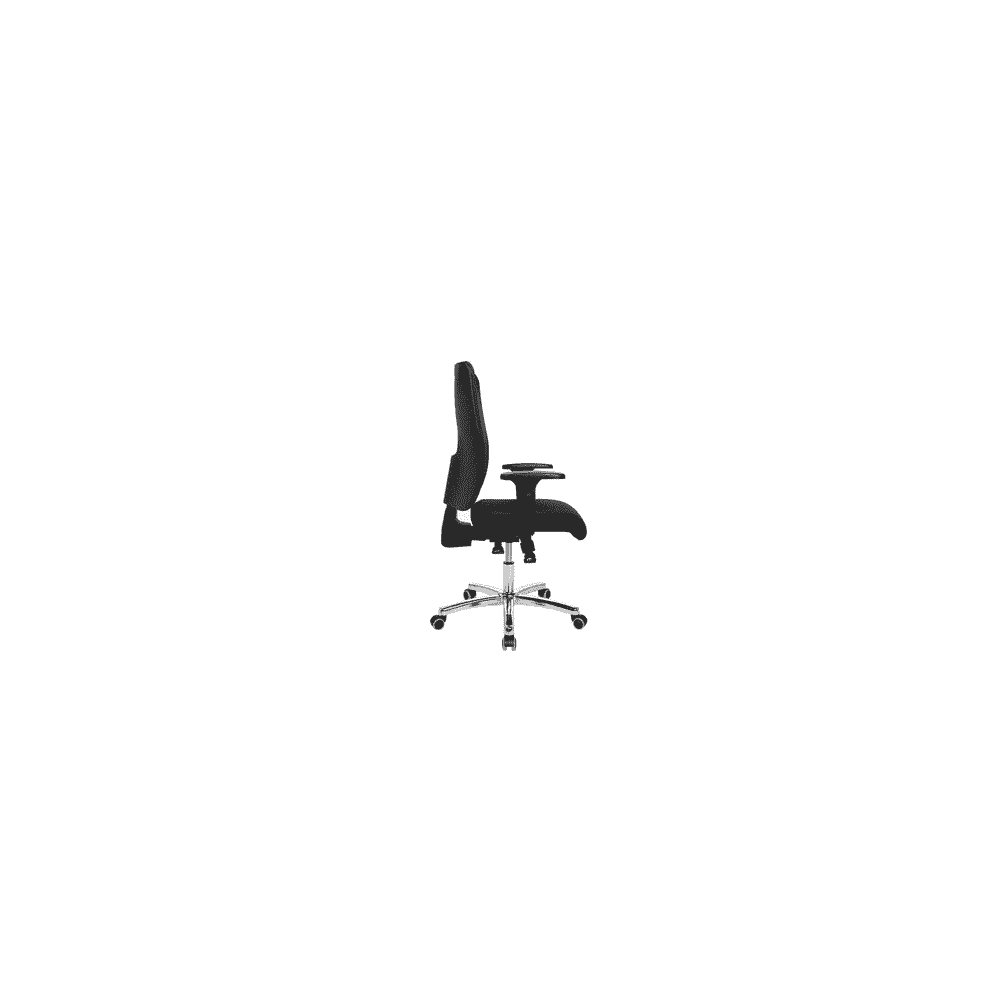 Chaise de bureau Topstar Open X avec dossier en résille et accoudoirs, noir