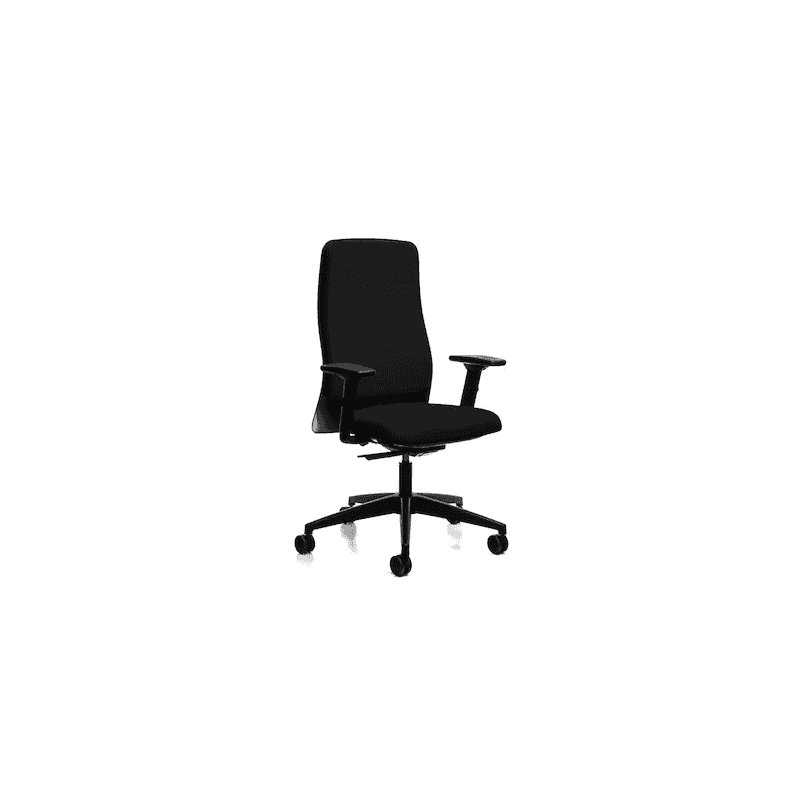 Chaise de bureau Interstuhl 152II avec système Autolift, dossier haut, réglable en hauteur, noir