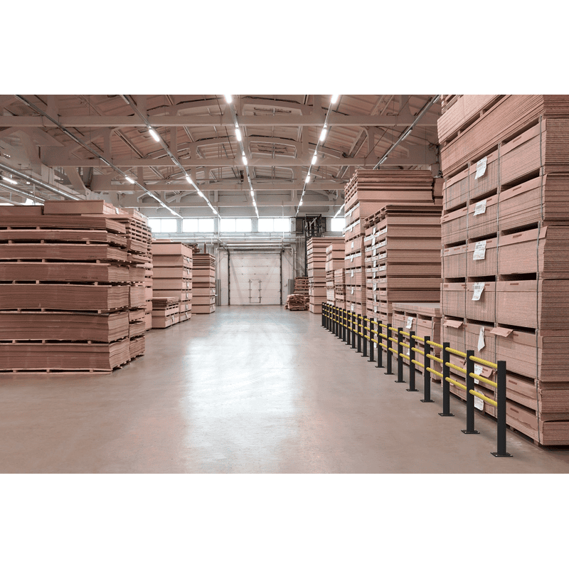 Barrière pietonne modulaire "Delta" avec 3 barres