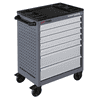 KRAFTWERK BT LINE Werkstattwagen BT700 7 Schubladen mit PB, inkl. Werkzeug, 198-teilig, BxTxH 719 x 474 x 1000 mm