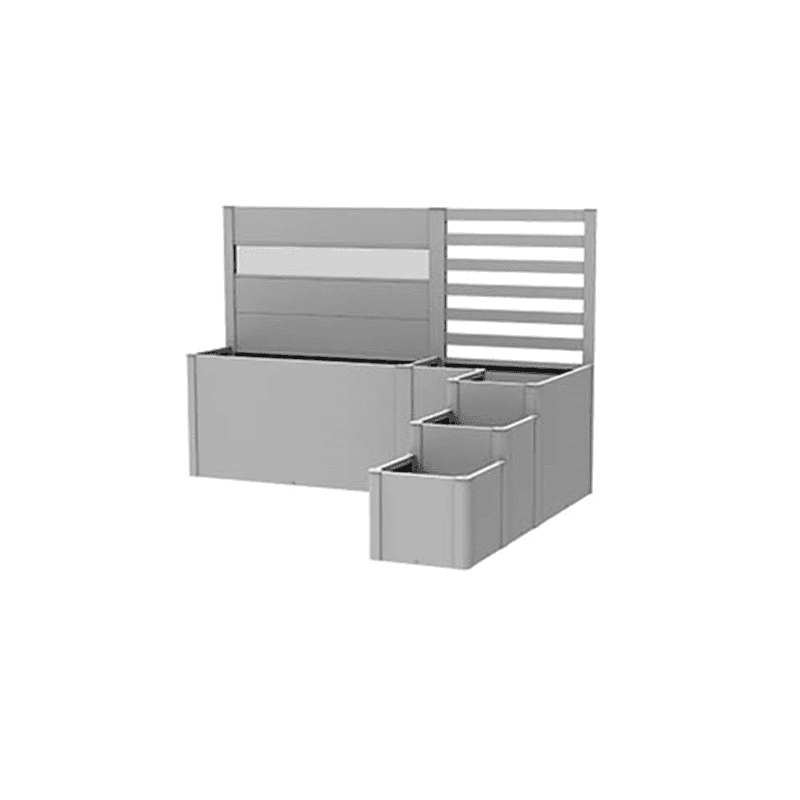 Biohort DaVinci Pflanzkasten mit Blickschutz®, Version 2, in 3 Farben