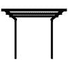 PLUS Doppelpergola Verlängerungsmodul, BxTxH 1880 x 2380 x 2260 mm