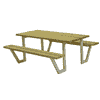 PLUS Mobilier de jardin modulable Wega, disponible en plusieurs modèles