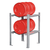 Gebinderegal Typ GR-C, feuerverzinkt, für 2 x 60 l - Fässer