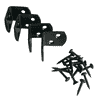 PLUS Pergola Daylife aus Holz, Schwarz RAL 9005, Modell 5, BxTxH 1980 x 1980 x 2180 mm