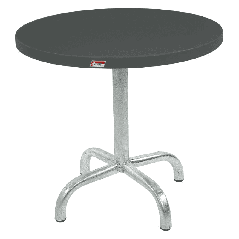 Schaffner Table d'appoint Säntis avec plateau métallique, en diverses couleurs