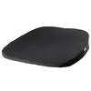 Coussin ergonomique en forme de cale pour le bureau et le télétravail, noir, L x P x H 430 x 90 × 430 mm