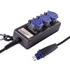 Steffen Multiprise PROFESSIONAL, prises de courant T23, 16 A, GdV 3 x 2.5 mm², IP55, noir/bleu, différents versions