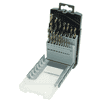 KRAFTWERK HSSE-Co5 Spiralbohrer-Set 1–10 mm, 19-teilig für Metall