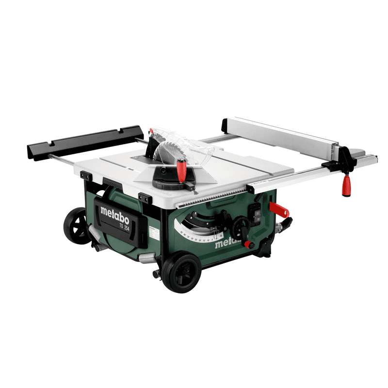 Metabo Tischkreissäge TS 254 mit Untergestell und Trolleyfunktion, 2000 Watt
