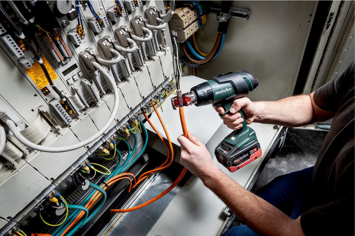 Metabo Akku-Heissluftgebläse HG 18 LTX 500, 18 V in zwei Ausführungen