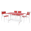 Schaffner Table métallique Rigi avec plateau en acier rabattable, en divers modèles