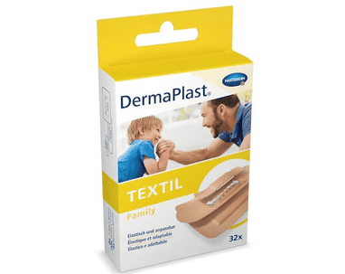 Wundpflaster DermaPlast Family, assortiert, Packung à 32 Stück