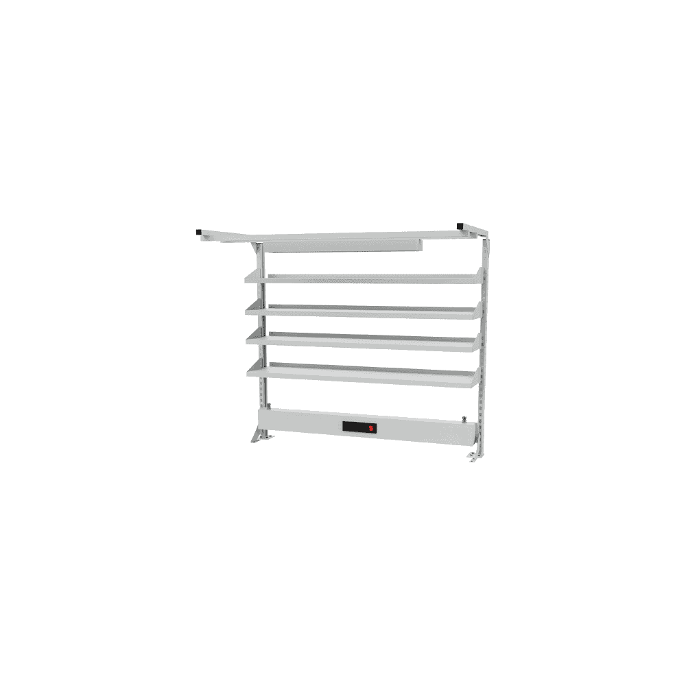 Bedrunka+Hirth Multi-Wand-Aufbau mit Fachboden, 1500 x 1250 mm, zwei Ausführungen