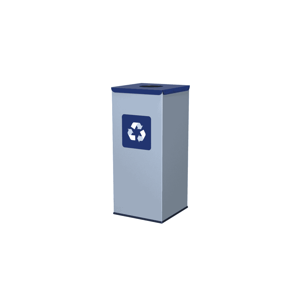 Poubelle pour le tri des déchets, en divers coloris