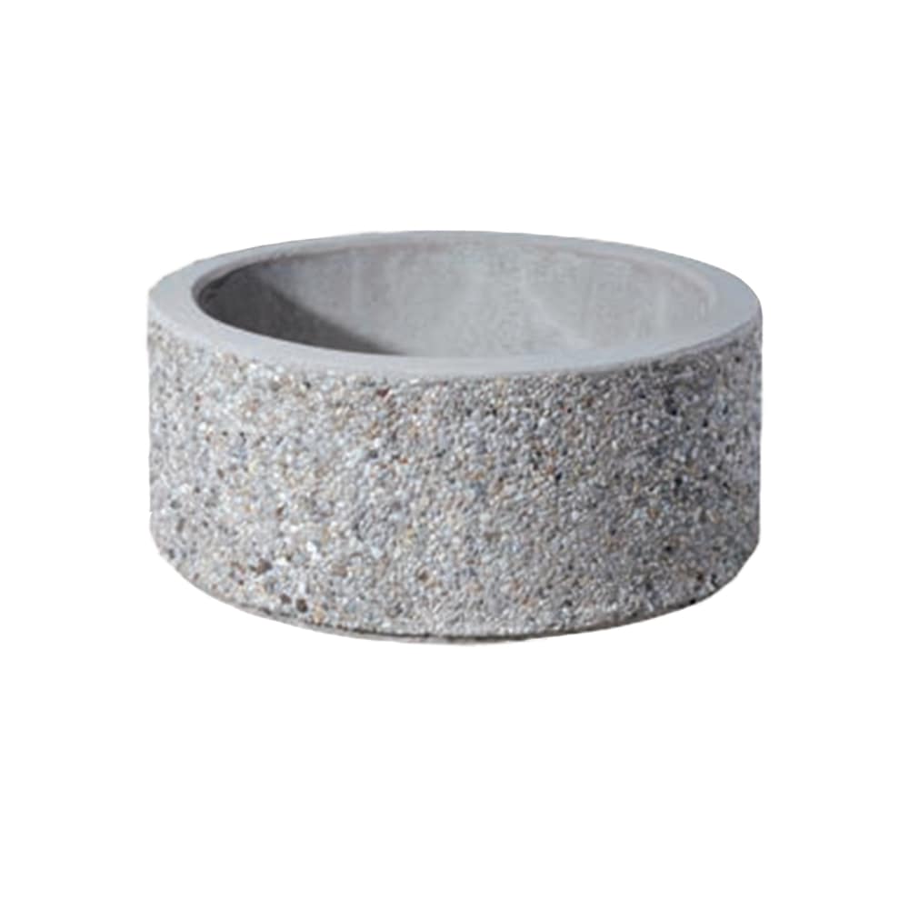 Beton Blumenkasten rund 1
