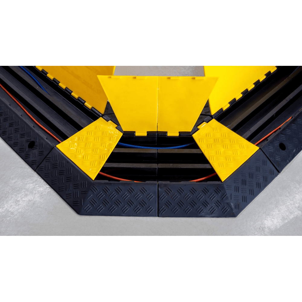 Kabelbrücke mit Deckel, 2 bis 5 Kanäle, gerade oder Winkelstück