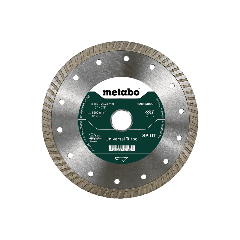 Metabo Diamanttrennscheibe "SP-UT" Universal Turbo, 180 x 22,23 mm