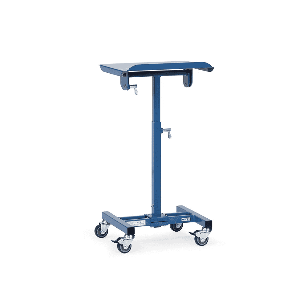 Fetra Materialständer neigbar, höhenverstellbar im 25 mm Raster, Tragkraft 150 kg